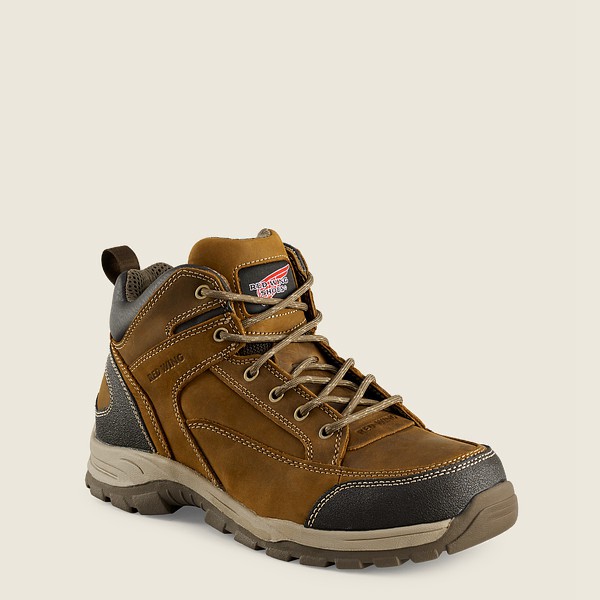 Red Wing Hiking Boots Truhiker - 5-Inch Safety Toe - Brune - Herre 1897-TLXSN